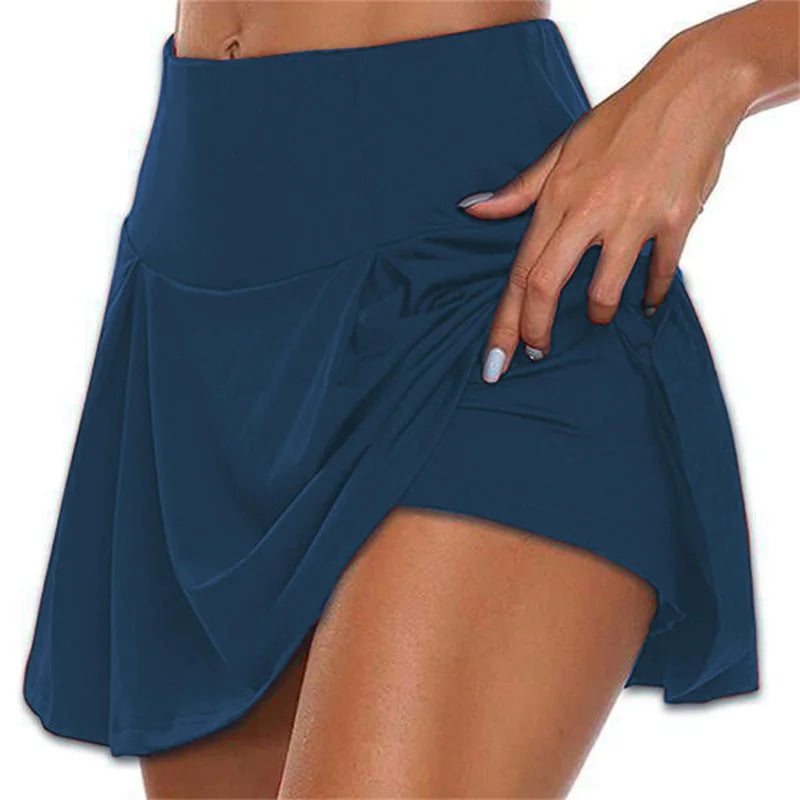 Swift Move™ High-Waist Sport Skort – Built-In Shorts & Quick-Dry Comfort