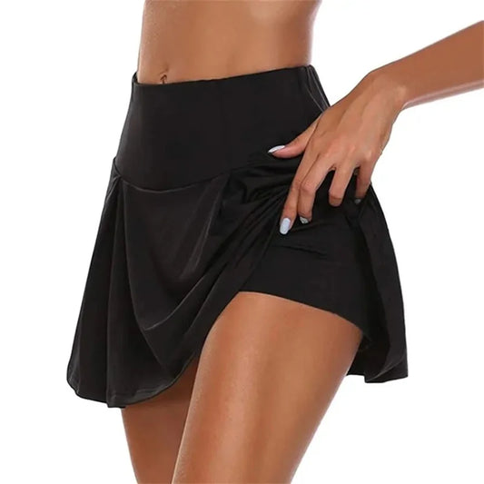 Swift Move™ High-Waist Sport Skort – Built-In Shorts & Quick-Dry Comfort