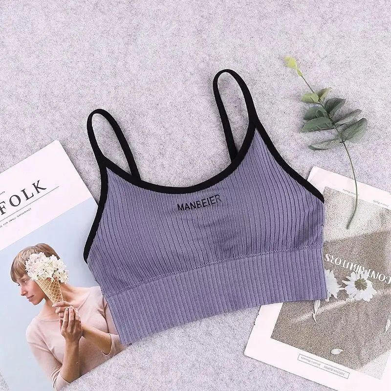 Bliss Flex™ Ribbed Comfort Bra – Seamless Style for Every Move