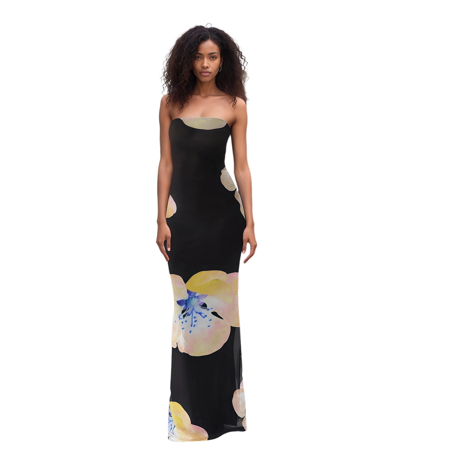 Ocean Bloom Maxi Dress