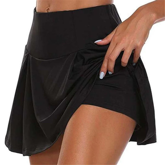 Swift Move™ High-Waist Sport Skort – Built-In Shorts & Quick-Dry Comfort