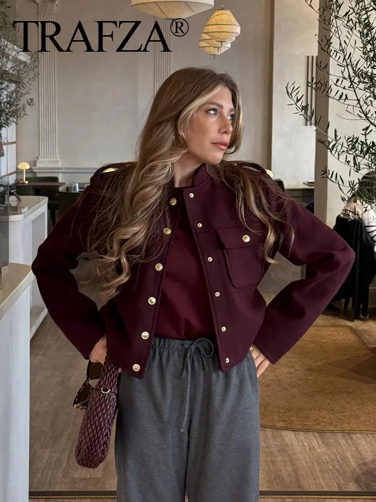Château Chic Button-Up Jacket – Luxe Edition