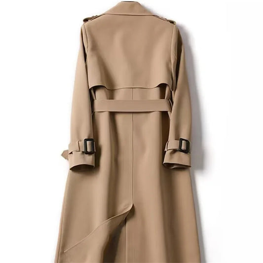 Metro Belt Classic Double-Breasted Trench Coat