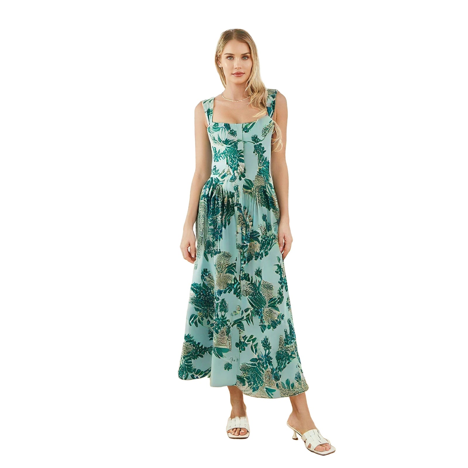 Tropical Elegance Maxi Dress