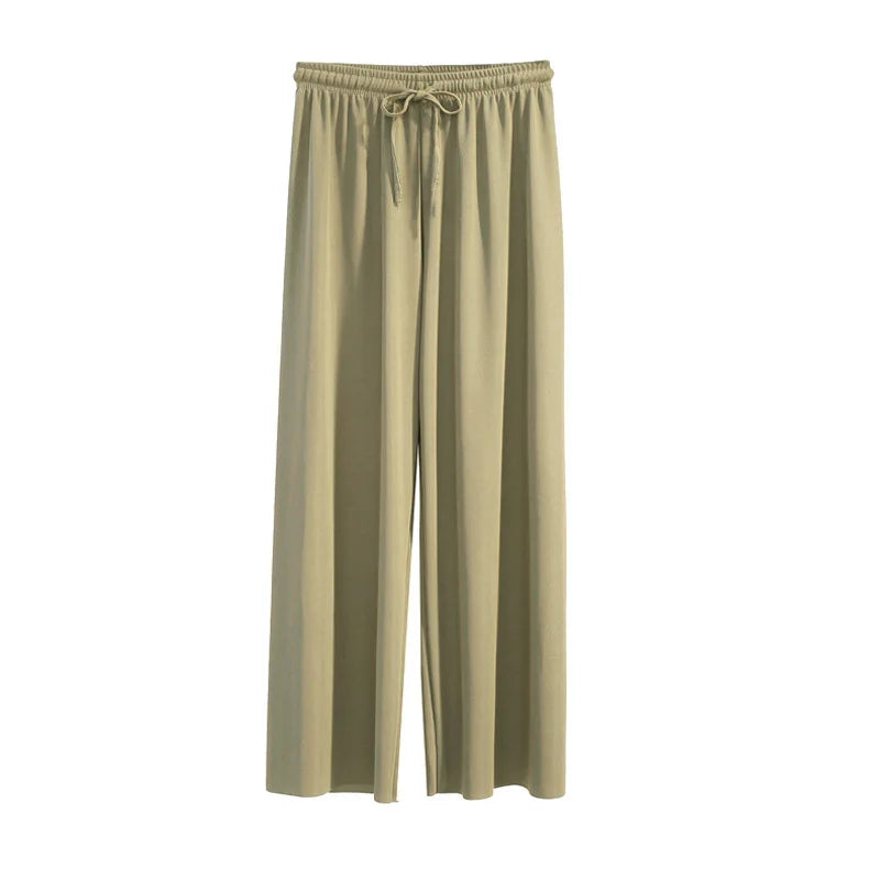 Breezeline™ Ice-Silk Lounge Pants – Cool Comfort in Motion