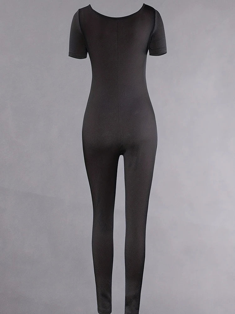 Contour Flex Short Sleeve Jumpsuit