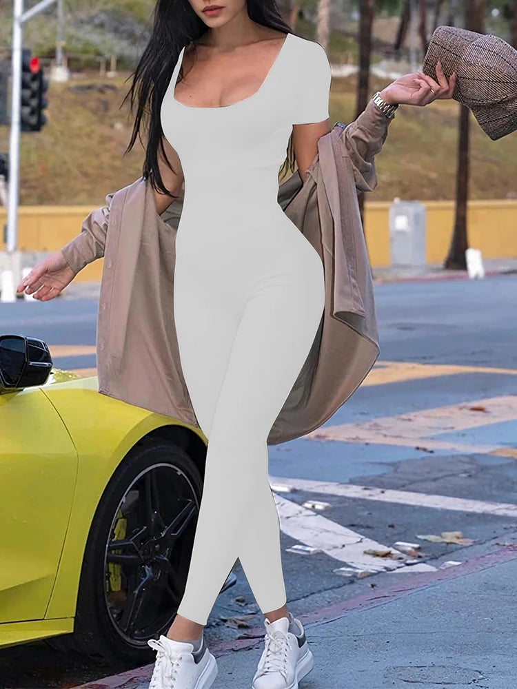 Contour Flex Short Sleeve Jumpsuit