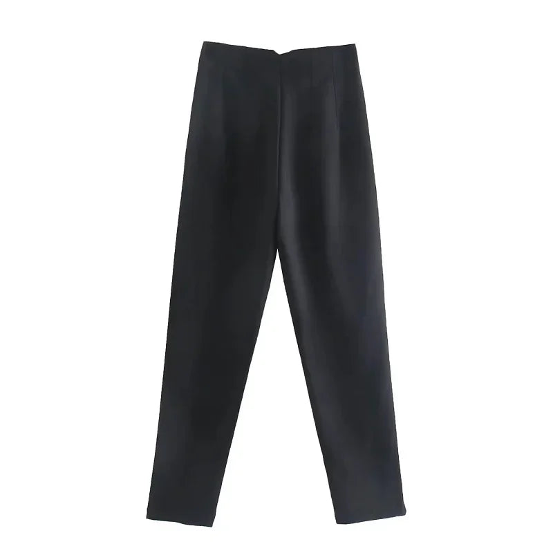 SculptFit™ High-Waist Pencil Trousers – Sleek & Sophisticated Office Style