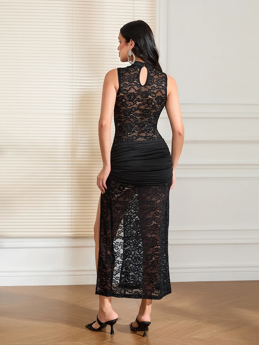 Lace Allure Maxi Dress