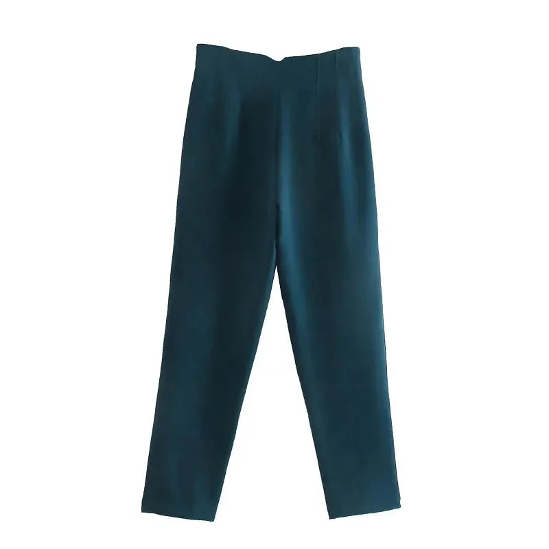 SculptFit™ High-Waist Pencil Trousers – Sleek & Sophisticated Office Style