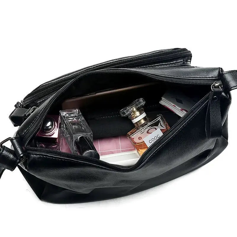MetroEase™ Classic Multi-Pocket Shoulder Crossbody Bag
