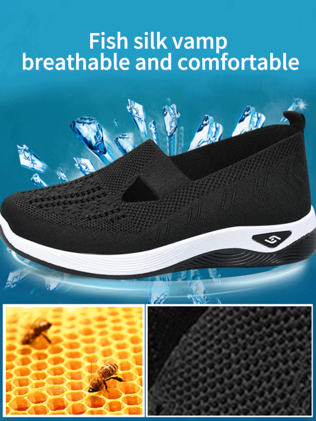 AeroStride™ Knit Slip-On Sneakers – Everyday Comfort, Elevated