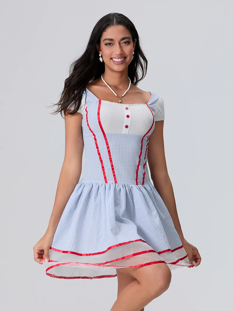 Retro Charm Mini Dress