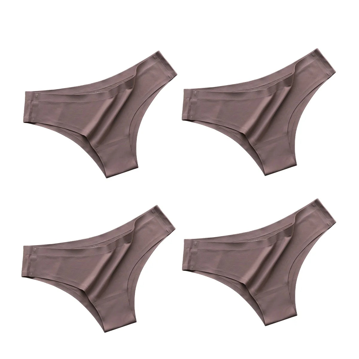 Sleek Skin™ Seamless Ice-Silk Panties – 4 Pack