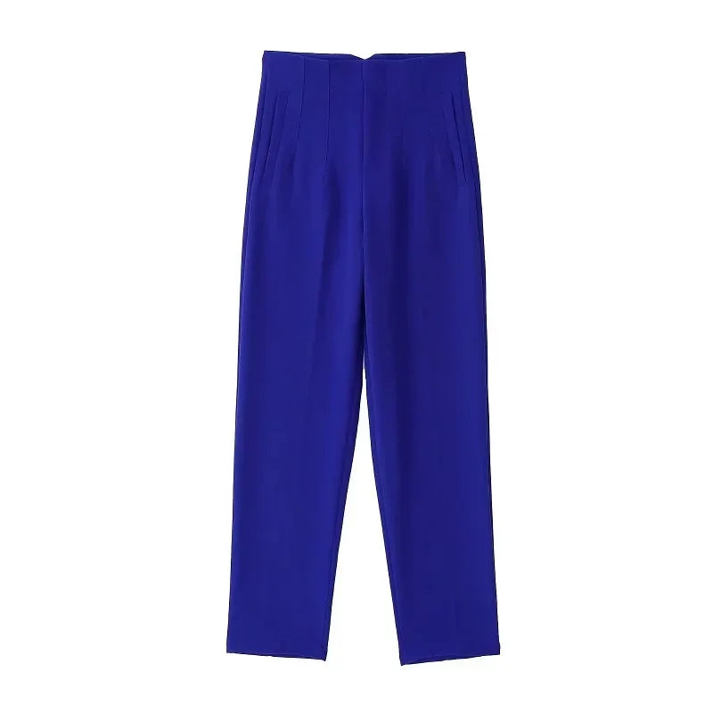SculptFit™ High-Waist Pencil Trousers – Sleek & Sophisticated Office Style
