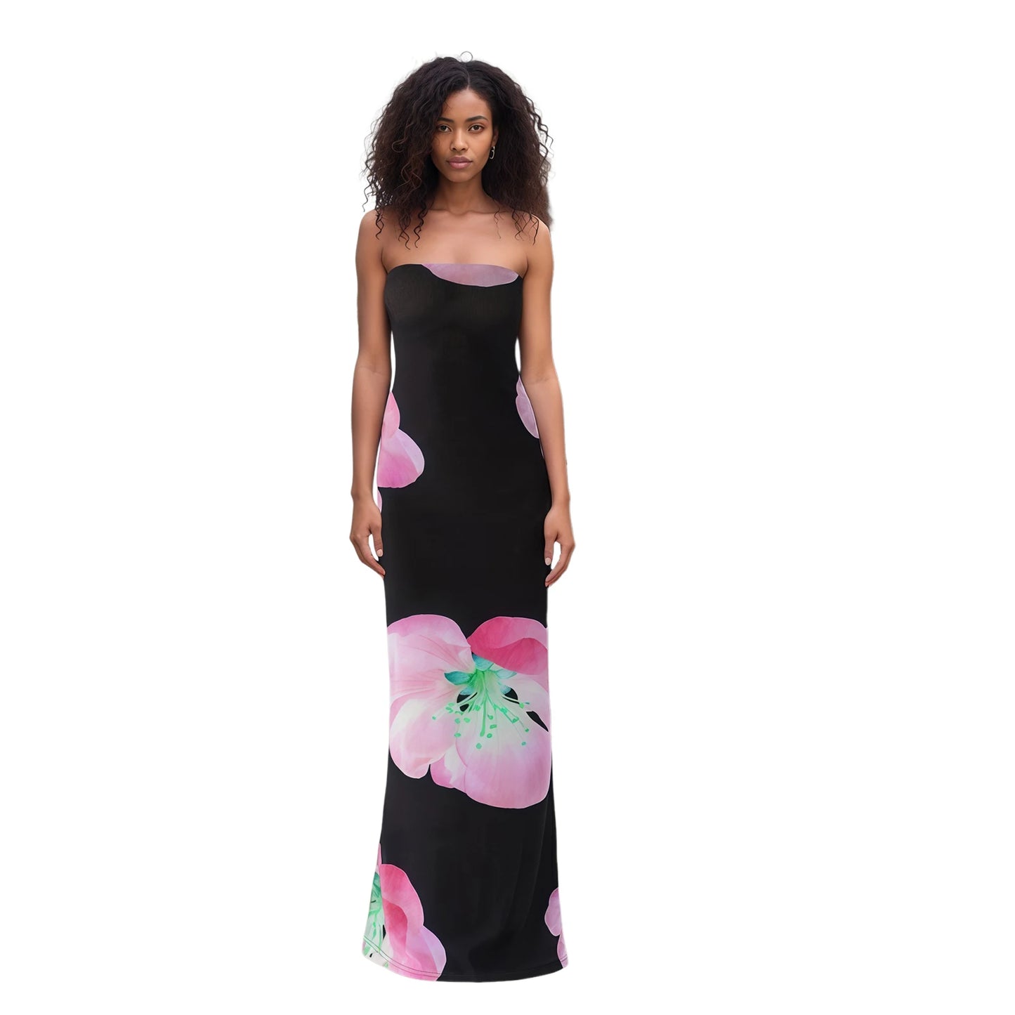 Ocean Bloom Maxi Dress