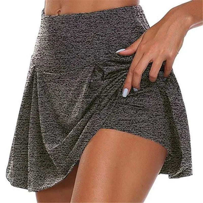 Swift Move™ High-Waist Sport Skort – Built-In Shorts & Quick-Dry Comfort