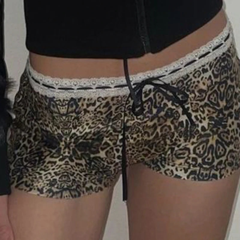 Wild Spirit Leopard Booty Shorts