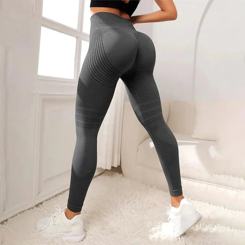 Flex Form™ Seamless High-Waist Workout Leggings – Sculpt & Support