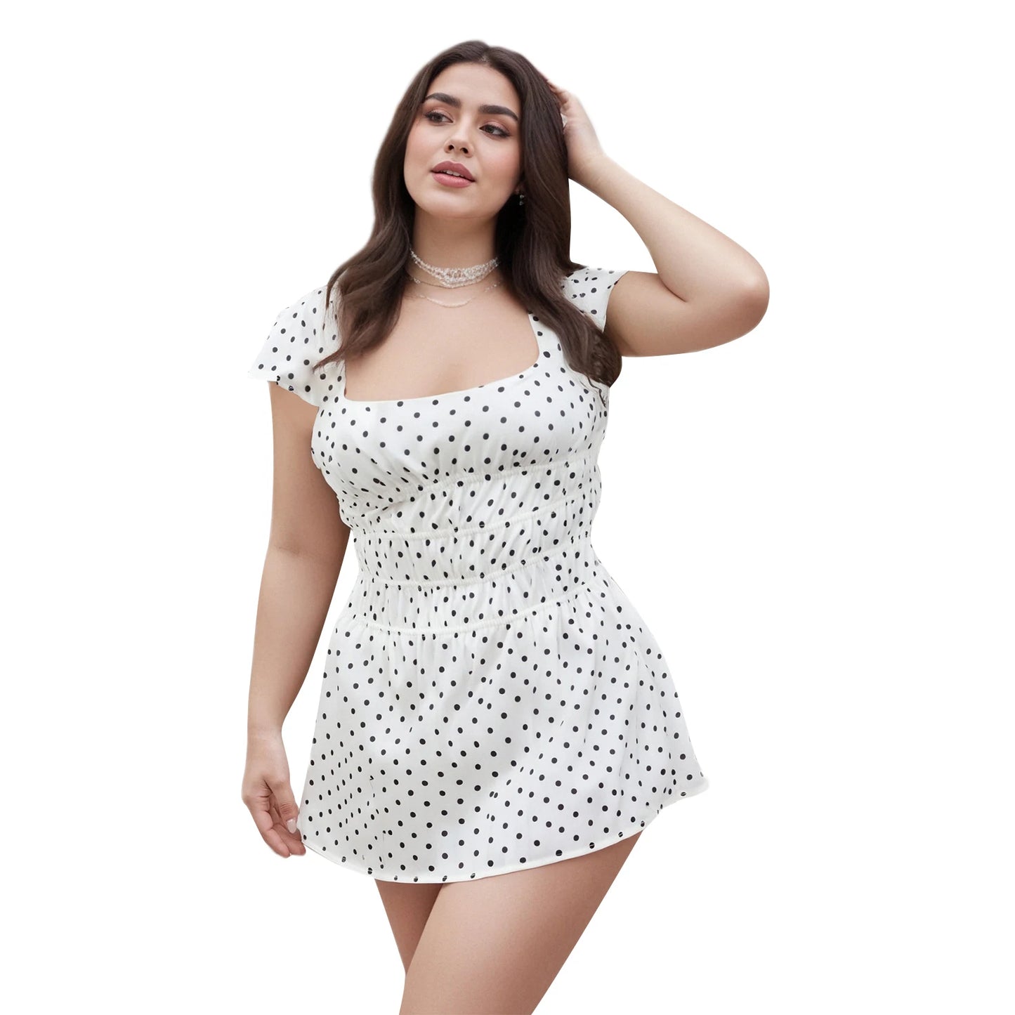 BellaPolka – Curvy Chic Dot Dress