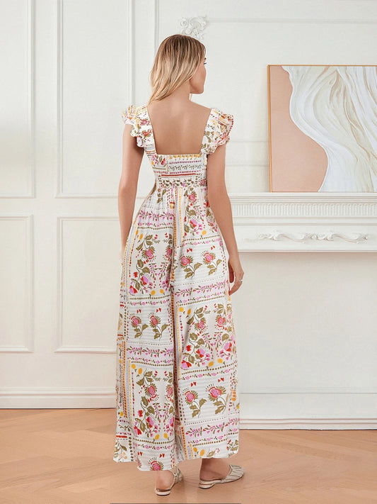 Bohemian Blossom Maxi Dress
