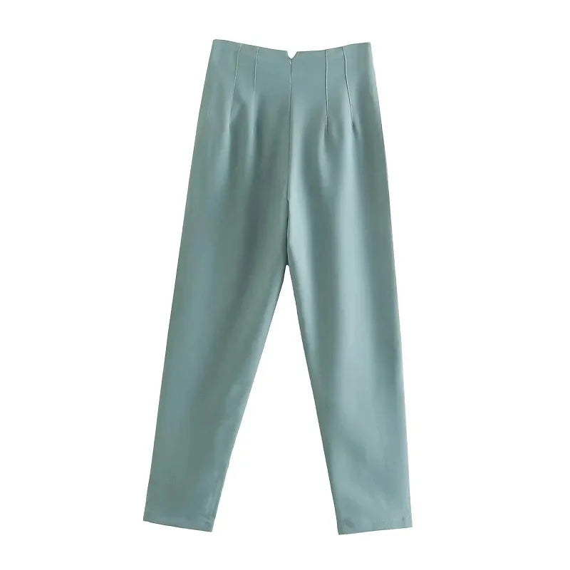 SculptFit™ High-Waist Pencil Trousers – Sleek & Sophisticated Office Style