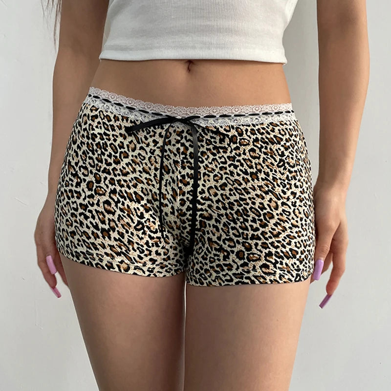 Wild Spirit Leopard Booty Shorts