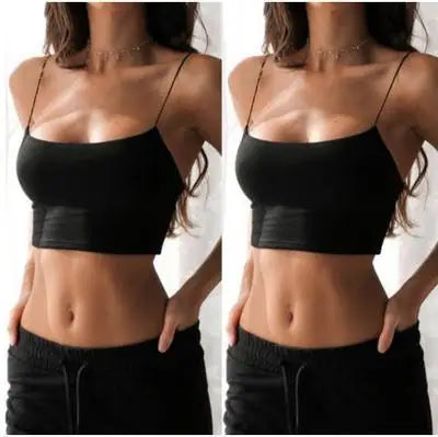 Barely There Camisole Crop Top – Set the Vibe
