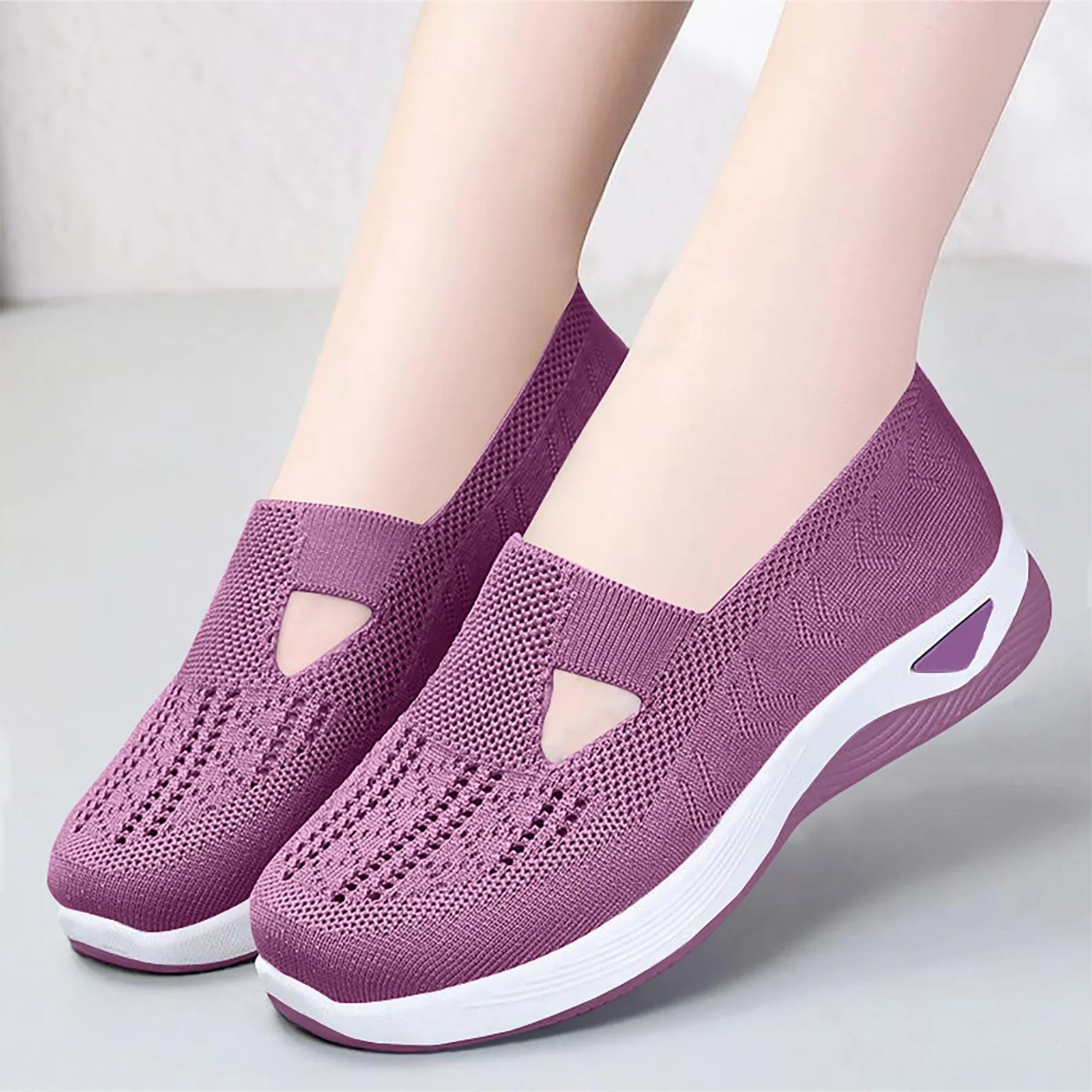 CloudEase™ Hollow  Walking Shoes – Soft Steps, Fresh Style