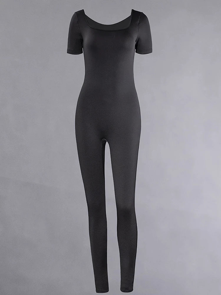 Contour Flex Short Sleeve Jumpsuit