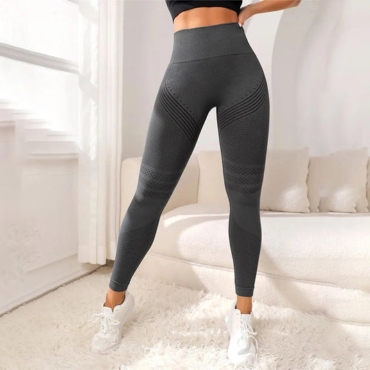 Flex Form™ Seamless High-Waist Workout Leggings – Sculpt & Support