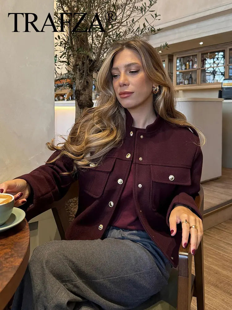 Château Chic Button-Up Jacket – Luxe Edition