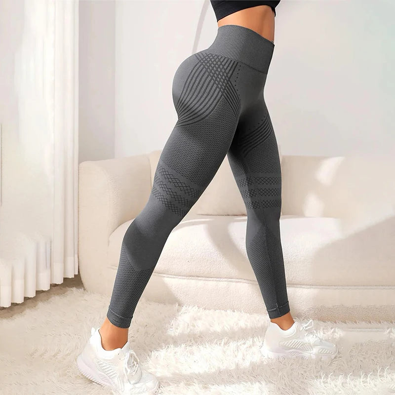 Flex Form™ Seamless High-Waist Workout Leggings – Sculpt & Support